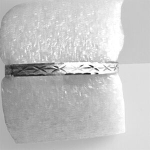 Vintage Silver Tone Starburst Hinged Bracelet